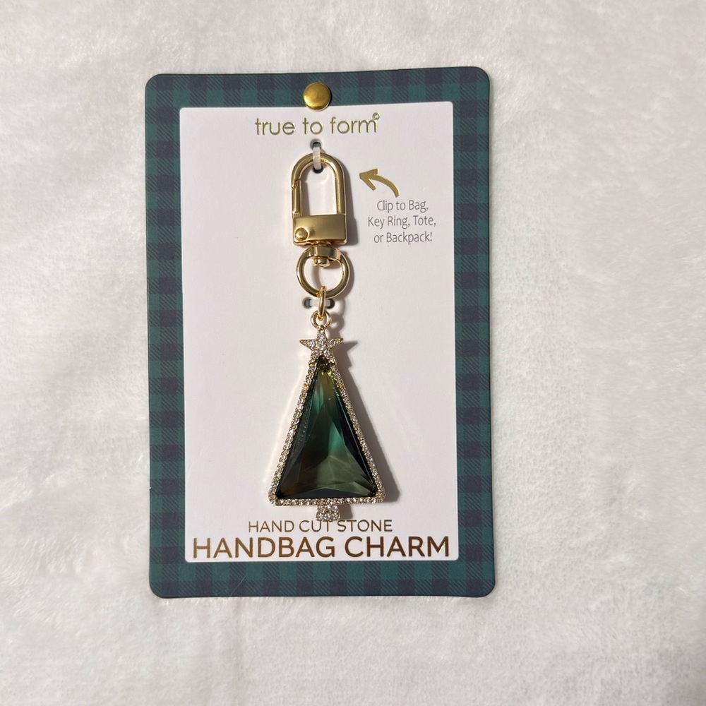 True to Form Green Tree Handbag Charm